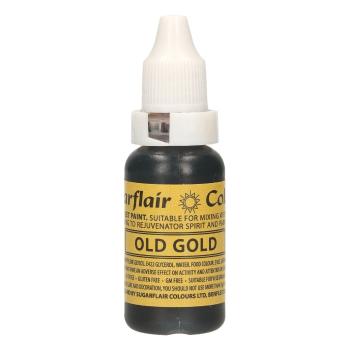 Cakesupplies Tekutá barva Old Gold zlatá 14 ml