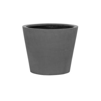 Květináč Bucket, barva šedá, více velikostí - PotteryPots méret: XS - 35 cm, ⌀ 40 cm