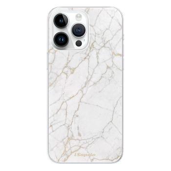 Odolné silikonové pouzdro iSaprio - GoldMarble 13 - iPhone 15 Pro Max