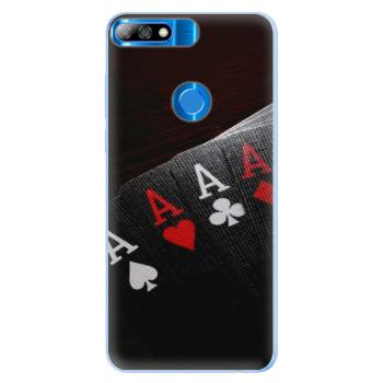 Silikonové pouzdro iSaprio - Poker - Huawei Y7 Prime 2018