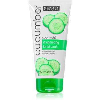 Beauty Formulas Cucumber osvěžující pleťový peeling 150 ml