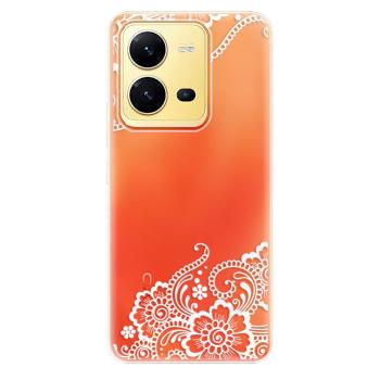 Odolné silikonové pouzdro iSaprio - White Lace 02 - Vivo X80 Lite 5G