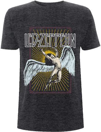 Led Zeppelin Tričko Icarus Unisex Dark Heather Grey L