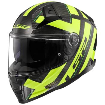 Moto přilba LS2 FF811 Vector II Carbon Strong Gl. Yellow  XS (53-54)