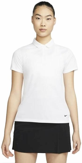 Nike Dri-Fit Victory Womens Golf White/Black XS Polo košile