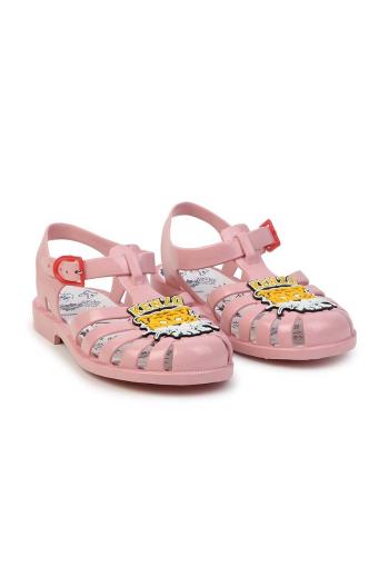 Dětské sandály Kenzo Kids růžová barva