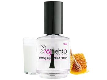 Ráj nehtů Nehtový olejíček 15 ml - Milk & Honey