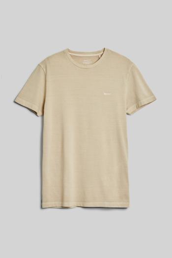 TRIČKO GANT SUNFADED SLIM PIQUE SS T-SHIRT SILKY BEIGE