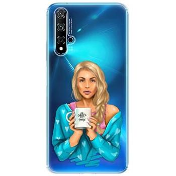 iSaprio Coffe Now - Blond pro Huawei Nova 5T (cofnoblo-TPU3-Nov5T)