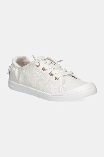 Sneakers boty Roxy Bayshore Plus bílá barva, ARJS600569