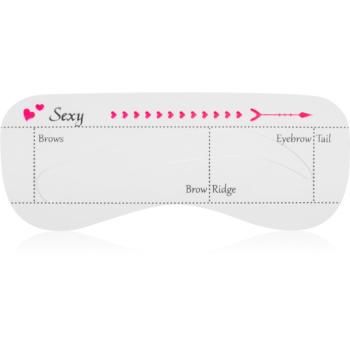 Lash Brow Eyebrow Stencil sablonok szemöldökre 10 db