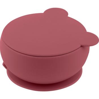Minikoioi Bowl Rose silikonová miska s přísavkou 1 ks