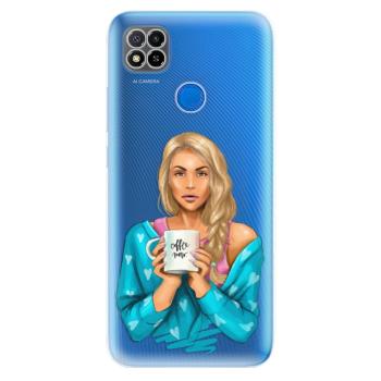 Odolné silikonové pouzdro iSaprio - Coffe Now - Blond - Xiaomi Redmi 9C