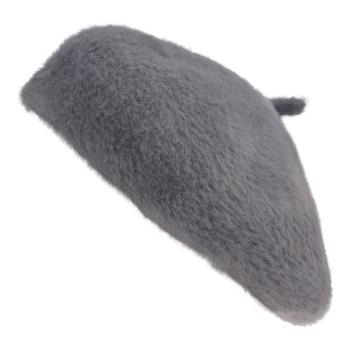 Šedý chlupatý baret MLHAT0107G