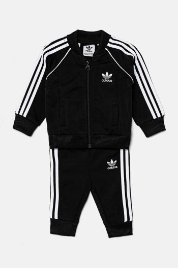 Kojenecká tepláková souprava adidas Originals SST TRACKSUIT černá barva, IX7622