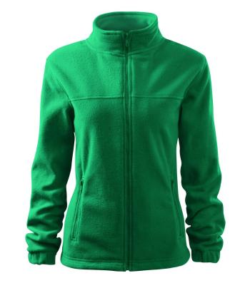 MALFINI Dámská fleecová mikina Jacket - Středně zelená | XS