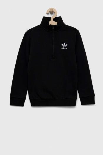 Dětská mikina adidas Originals černá barva, s potiskem