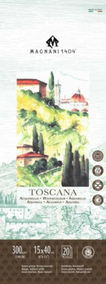 Akvarelový blok Magnani Toscana 15x40cm 300g 100% bavlna