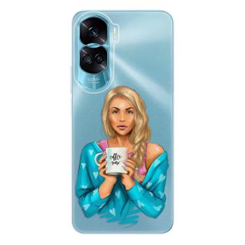 Odolné silikonové pouzdro iSaprio - Coffe Now - Blond - Honor 90 Lite 5G