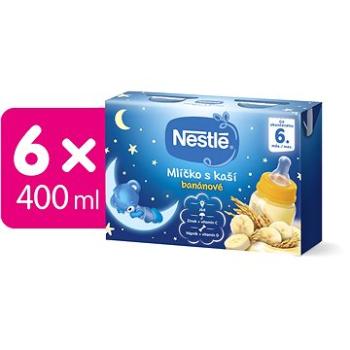 NESTLÉ mlíčko s kaší banánové 6× (2× 200 ml) (7613033403811)