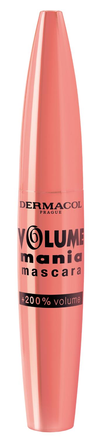 Dermacol Objemová řasenka Volume Mania + 200 % (Volume Mascara) 10,5 ml Black