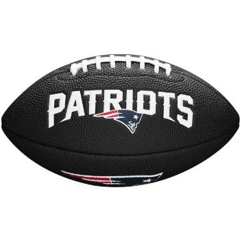 Wilson MINI NFL TEAM SOFT TOUCH FB BL NE Mini míč na americký fotbal, černá, velikost