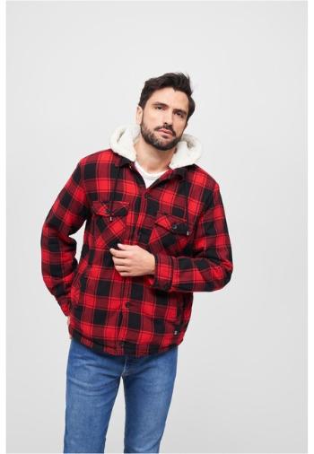 Brandit Lumberjacket hooded red/black - 7XL