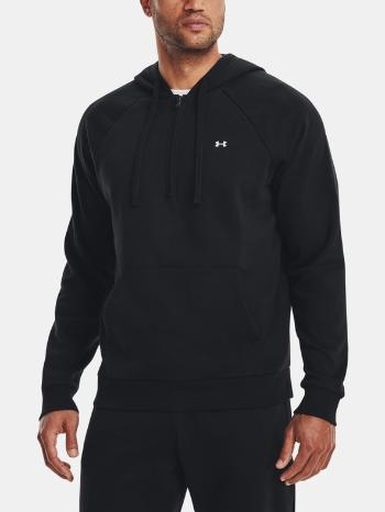 Under Armour UA Rival Fleece 1/2 Zip HD-BLK Mikina Černá