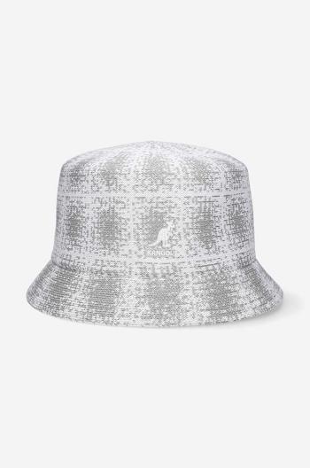 Klobouk Kangol Grounge Plaid Bin šedá barva, K3548.GREY-GREY/WHT