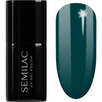Semilac UV Hybrid Winter Collection gelový lak na nehty s použitím UV/LED lampy odstín 606 Cool Green 7 ml