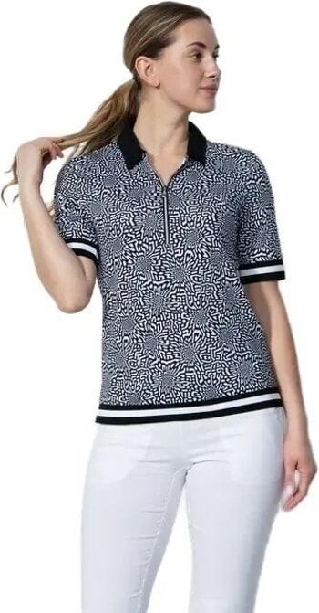 Daily Sports Kyoto Half-Sleeved Monocrome Black S Polo košile