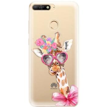 iSaprio Lady Giraffe pro Huawei Y6 Prime 2018 (ladgir-TPU2_Y6p2018)