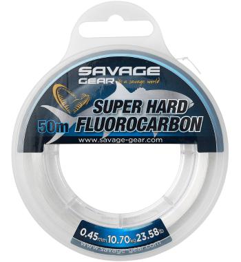 Savage gear fluorocarbon super hard clear - 50 m 0,55 mm 15,9 kg