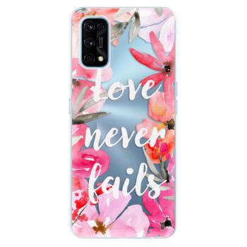 Odolné silikonové pouzdro iSaprio - Love Never Fails - Realme 7 Pro