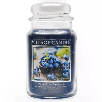 Village Candle Vonná svíčka ve skle Wild Maine Blueberry 602 g