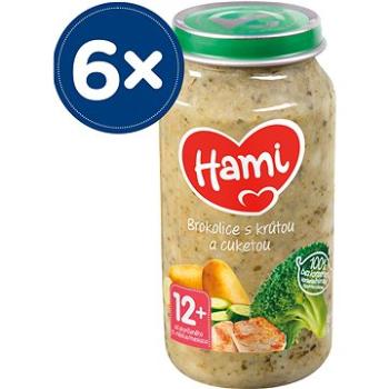 Hami Brokolice s krůtou a cuketou 6× 250 g (5900852003035)