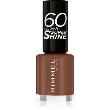 Rimmel 60 Seconds Super Shine lak na nehty odstín 140 Chocolate Eclipse 8 ml