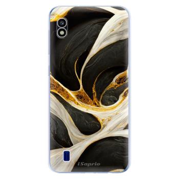 Odolné silikonové pouzdro iSaprio - Black and Gold - Samsung Galaxy A10