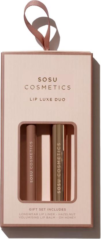 SOSU Cosmetics Dárková sada dekorativní kosmetiky Lip Luxe Duo Nude