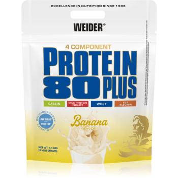 Weider Protein 80 Plus syrovátkový protein s aminokyselinami příchuť Banana 500 g