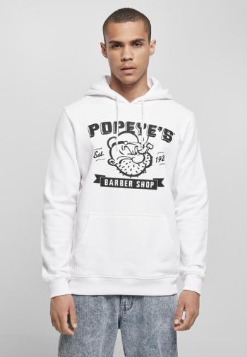 Mr. Tee Popeye Barber Shop Hoody white - XS