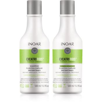 INOAR CicatriFios sada pro poškozené a křehké vlasy 2x500 ml