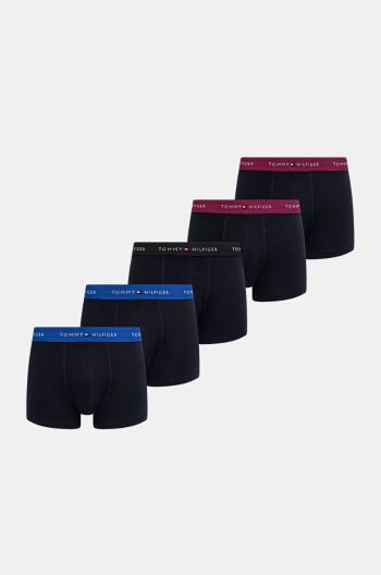 Boxerky Tommy Hilfiger 5-pack pánské, tmavomodrá barva, UM0UM03061