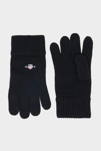 RUKAVICE GANT SHIELD WOOL GLOVES BLACK