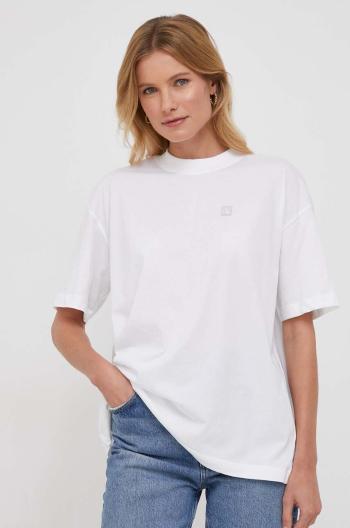 Bavlněné tričko Calvin Klein Jeans bílá barva, J20J222568