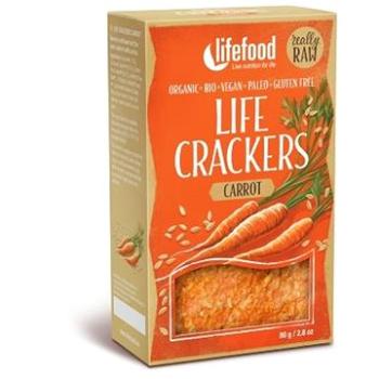 LIFEFOOD LIFE CRACKERS Mrkvánky RAW BIO (VSC1074)