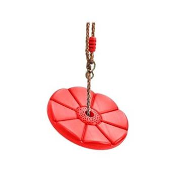 Verk 01534 Dětská houpačka disk průměr 27 cm červená (23644)