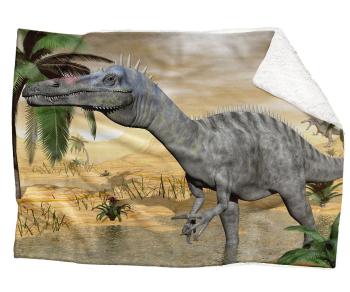 IMPAR Fleecová deka Dinosaurus 150x120 cm (Rozměr : 200 x 140 cm, Podšití beránkem: ANO)