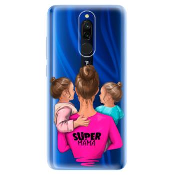 Odolné silikonové pouzdro iSaprio - Super Mama - Two Girls - Xiaomi Redmi 8