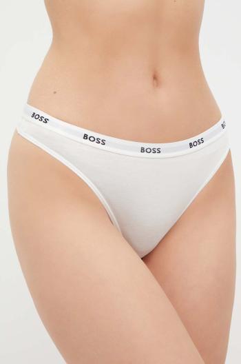 Tanga BOSS béžová barva, 50502752